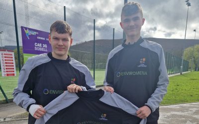 AFC Llwydcoed youth team “kicking off” in style thanks to Enviromena